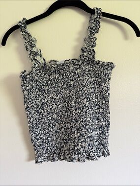 Old Navy Smocked Ruffled Tank Top